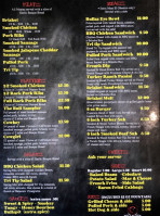 Bullzz-eye Bbq menu