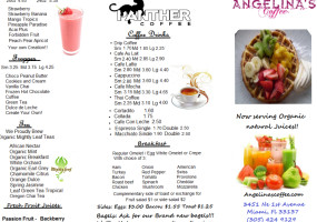 Smoothie Spot menu