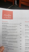 Noodles In The Pot menu