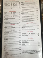 Ruk Sushi Thai menu