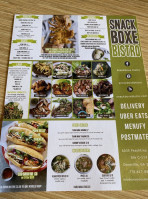 Snackboxe Bistro food