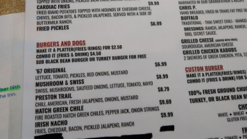 Scotty P's menu