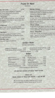 Fausto's Bistro menu