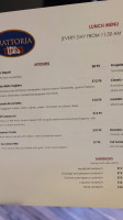 Trattoria Italia menu