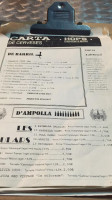 Hops menu