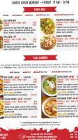 Thai Golden Bowl menu