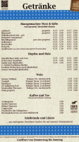 Gasthaus Schlagerwirt menu