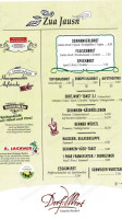 Dorf.Wirt menu