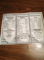 Dad's Seafood menu