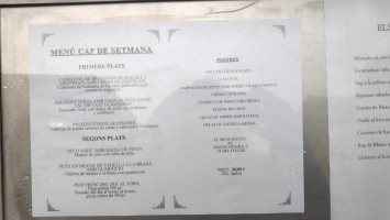 Ramón menu