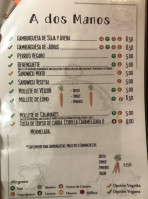 V De Vegetta Mostoles menu