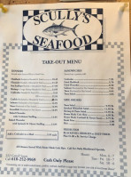 Scully's Seafood menu