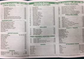 Chi Fish Market menu