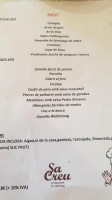 Sa Creu menu