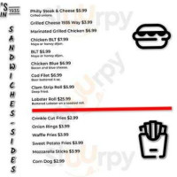 Danny's Drive-in menu