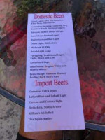 Oak Park Tavern menu