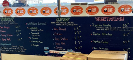 Gold Star Cupbop menu