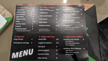 Greendoor menu