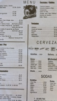 El Camaron Pelado menu