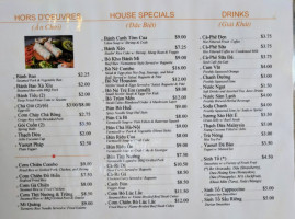 Bò Né Houston menu