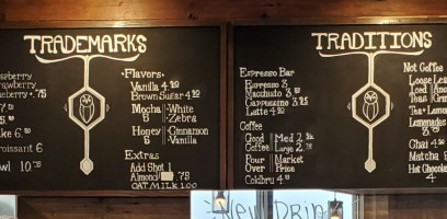 Canabru Coffee menu