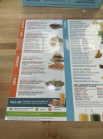 Tropical Smoothie Cafe menu