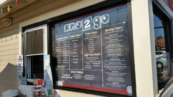 Sno 2 Go menu