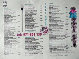 Pizzico Di Pepe menu