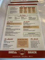 Shell Shack menu