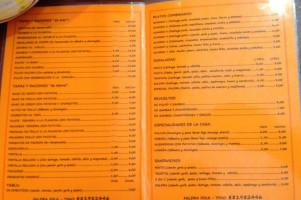 Faldra Folk menu