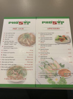 Pho 5up Annapolis menu