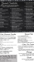 Melinda's Gourmet Specialty Deli menu