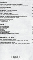 ‘’gościniec’’ menu