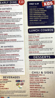 Kickback Jack's High Point menu