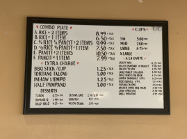 Sawali Grill menu