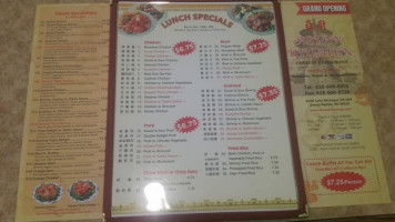 Asian Kitchen menu