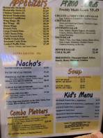 Kautz Shore Lanes menu