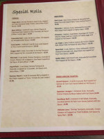 Sushi Zay menu