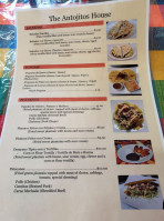 The Antojitos House menu