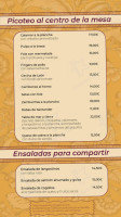 Doña Carmen menu