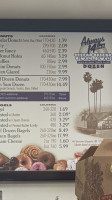 Yum Yum Donuts menu