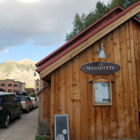 La Marmotte outside