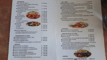 Alma'S Only Bar & Arrachera Steak House menu