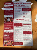 Wing Factory Smyrna menu