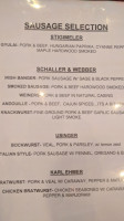 Morse's Sauerkraut menu