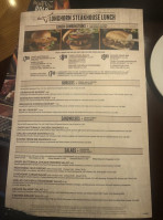 Longhorn Steakhouse menu