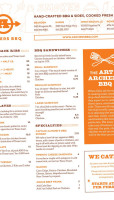 Archer's Bbq food