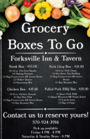 Forksville Inn Tavern food