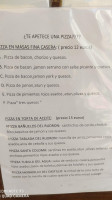 Un Rincon De Tubilla Del Agua menu