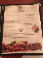 Cappadocia Turkish Cuisine menu